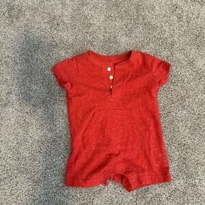 Primary Short Sleeve Baby Romper 3-6m